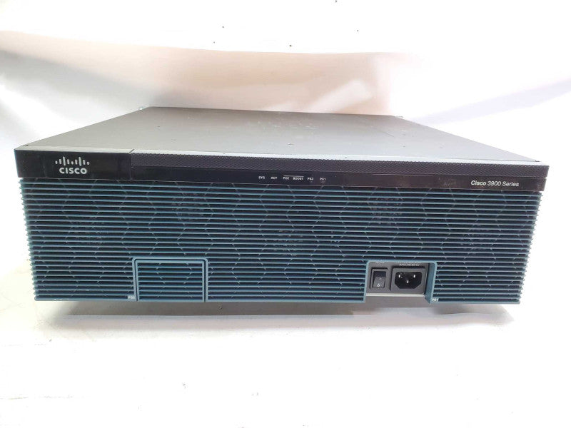 Cisco 3925 CISCO3900-SEC/K9 Gigabit Ethernet Network Router _ Defaulted )
