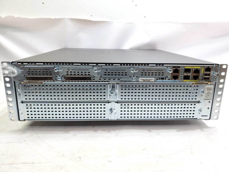 Cisco 3925 CISCO3900-SEC/K9 Gigabit Ethernet Network Router _ Defaulted )