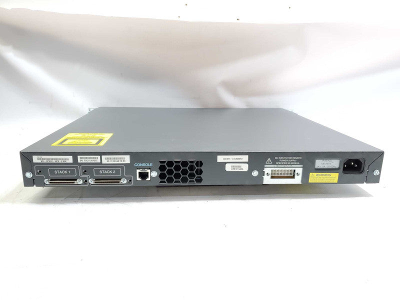 Cisco Catalyst 3750G WS-C3750G-48TS-S 48-Port Gigabit Network Switch_defaulted )