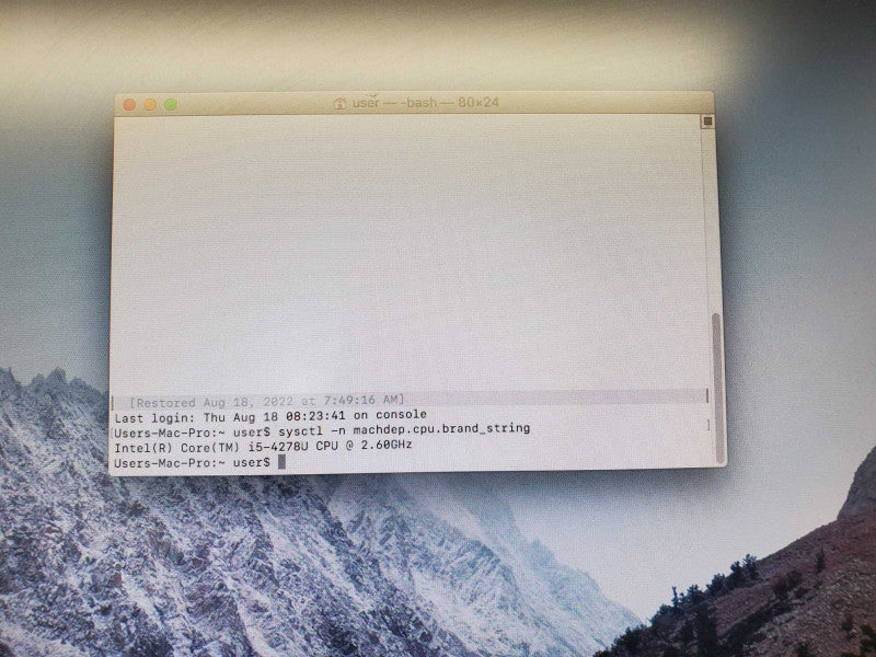 Apple Mac Mini A1347 Late 2014 Core i5-4278U @ 2.60 GHz 8GB RAM No HDD *AS IS* (