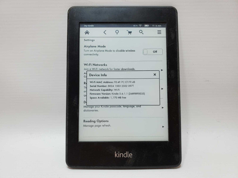 Amazon Kindle Paperwhite 5th Generation - Model EY21 (
