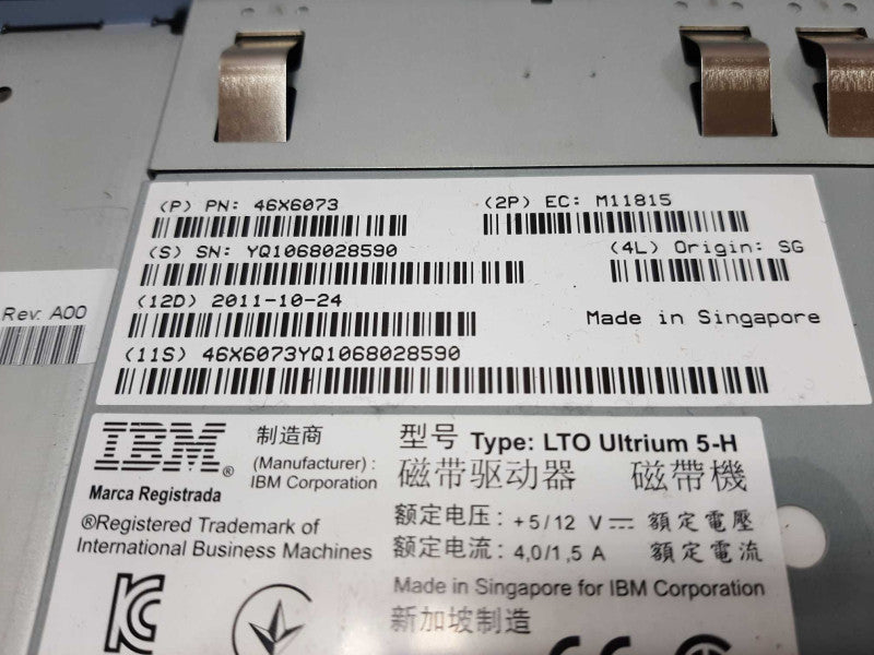 46X6073 IBM LTO-5 SAS Library Tape Drive TS3100 TS3200 46X6073 0676R6 ~