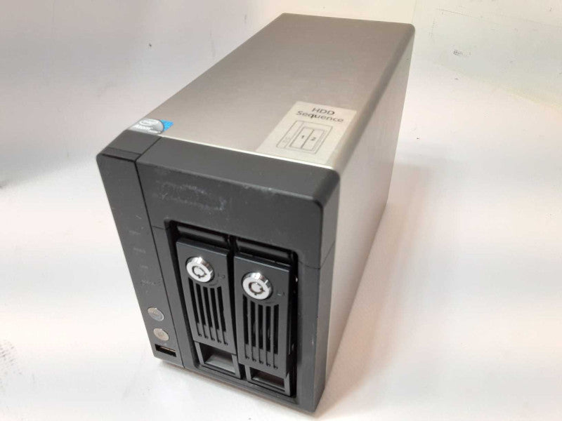 QNAP VS-2004 Pro 2-Bay NAS with 2x 2TB HDDs, No Power Adapter, Read _
