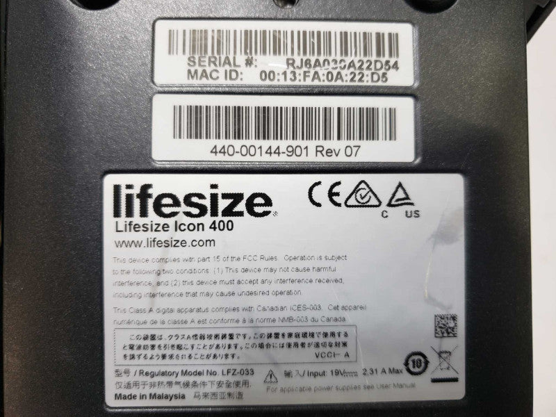 Lifesize Icon 400 Camera [