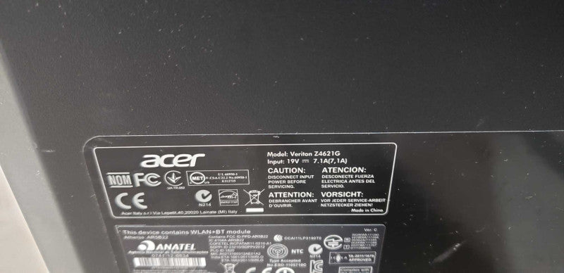 Acer Z4621G AiO i5-3330S @ 2.70ghz / 8gb ram / 21.5in / 1920 x 1080 #