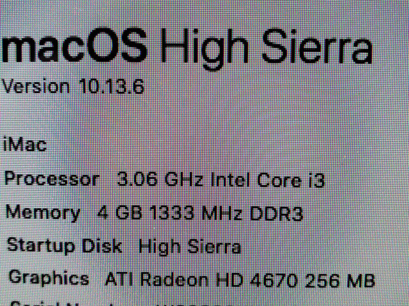 Apple iMac A1311 i5 2.5GHz 4GB DDR3 No HDD (READ) |