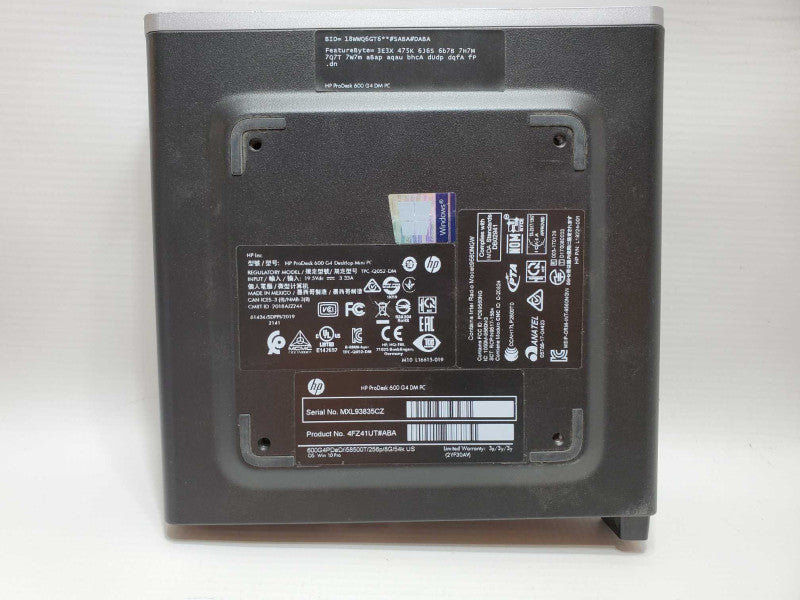 HP EliteDesk 800 G4 Mini Core i5-8500T @ 2.1 GHz - 8Gb - 256GB SSD + VGA Port (