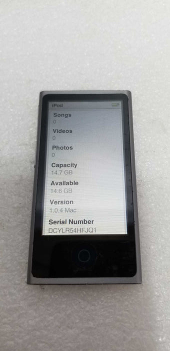 iPod Nano 7th Gen Silver =