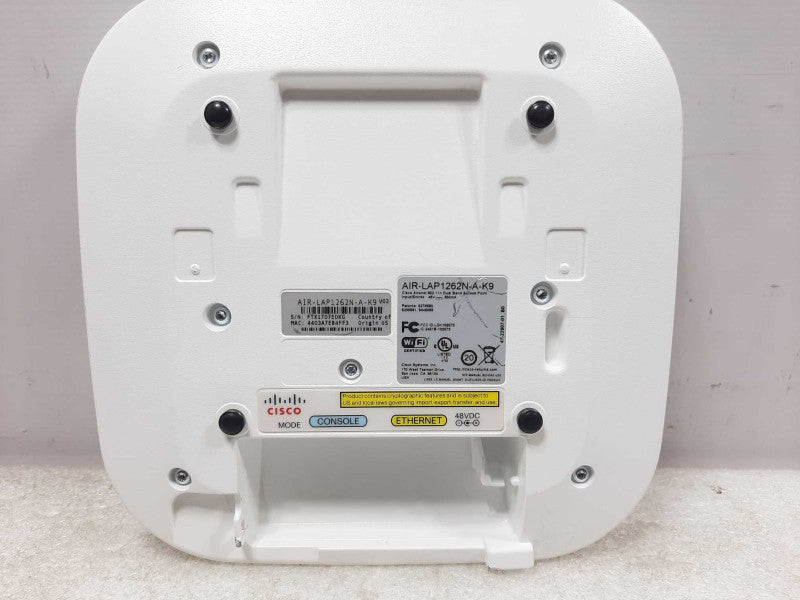 Cisco Aironet AIR-LAP1262N-A-K9 802.11n Dual Wireless Access PointOpens in a n ~