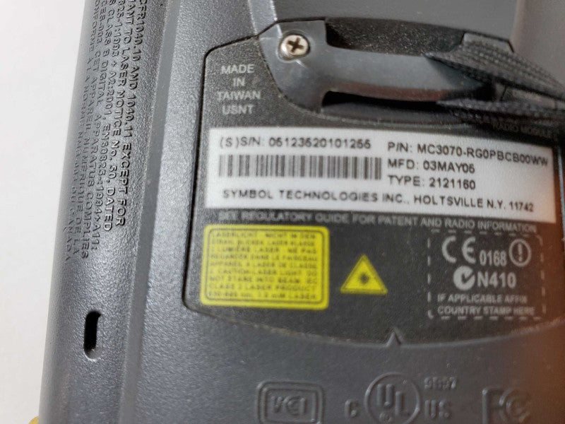 Motorola Symbol MC3070-RG0PBCB00WW Barcode Scanner *AS IS* (