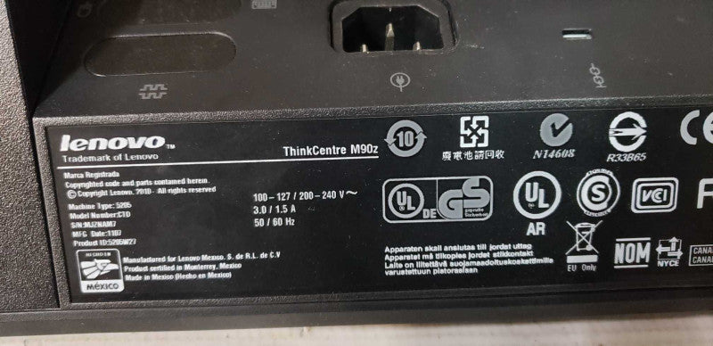 Lenovo Thinkcenter M90z AiO i3-550 @ 3.20ghz / 4gb ram / 23in #