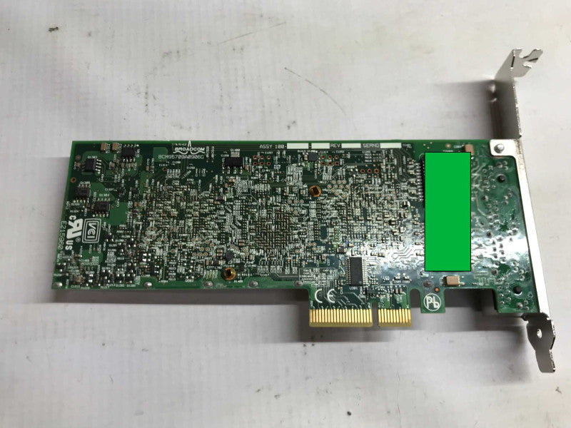 Cisco Broadcom PCI-E 4 Port GBit Network Card Full Height N12075 $