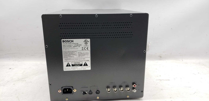 Bosch LTC2810/91 10in Standard Resolution Color Monitor BNC/S-Video Inputs #