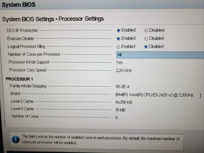 Dell PowerEdge R320 Xeon E5-2420V2@2.2GHz 8GB ECC DDR3 RAID PERC H310 Mini [