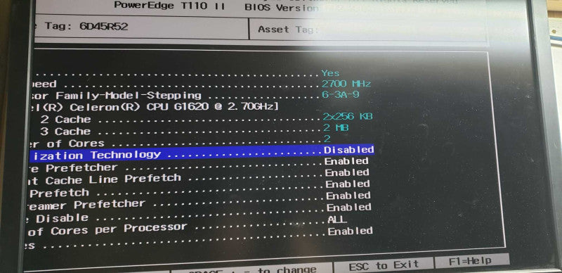 Dell Poweredge T110 (II) Celeron G1620 @ 2.70ghz / 6gb ram / no GPU  #