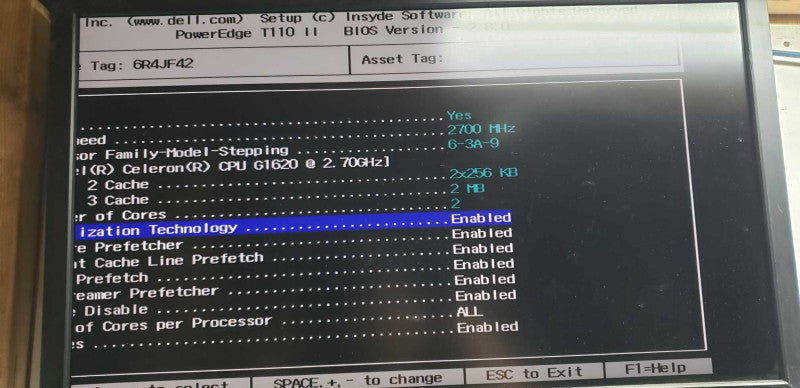 Dell Poweredge T110 (II) Celeron G1620 @ 2.70ghz / 8gb ram / no GPU  # #
