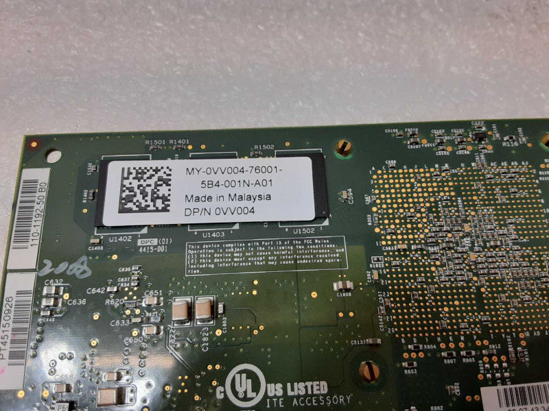 DELL 0VV004 PCI-E 2-PORT 10GB SFP+ HBA CHELSIO Network Card _