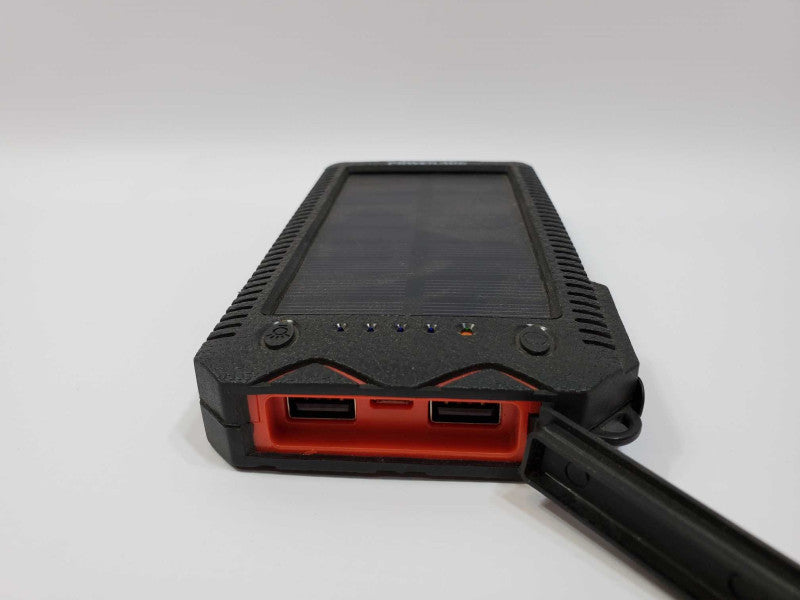 Portable External Solar Power Bank 90000mah Dual USB Batery charger for phone (