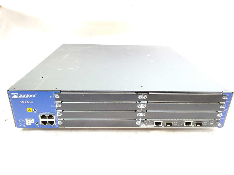 Juniper SRX650 w/ SRX-GP-2XE-SFPP-TX, 1* SRX600-SRE6H, Gateway Firewall )