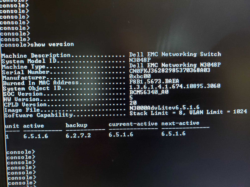 Dell N3048P 48x Gig PoE with 2x SFP+, Dual Power Supply Switch (