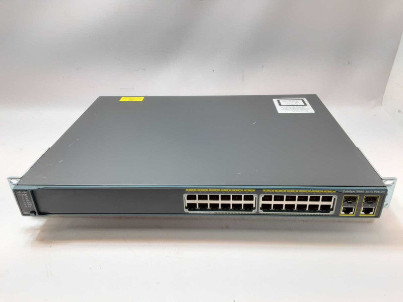 Cisco WS-C2960-24PC-L 24 Port POE Switch Dual Gigabit Uplinks _
