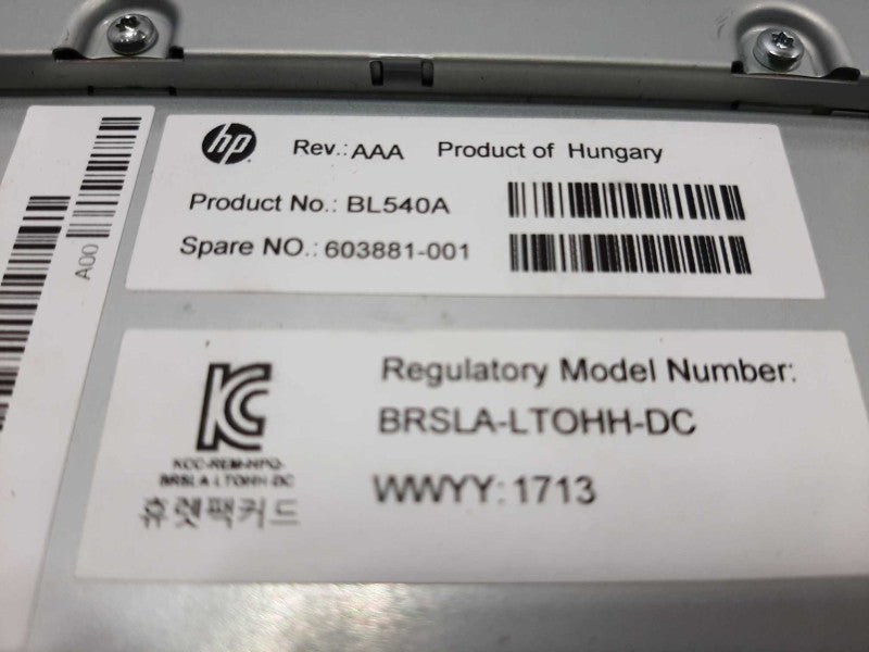 BL540A HP LTO5 HH SAS for MSL2024/4048/8096 695111-001 BL540A 603881-001 ~
