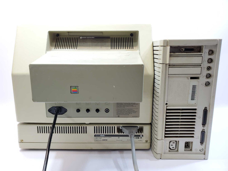 Vintage Combo Apple Monitor IIe A2M2010 + Duo Disk A9m0108 + Computer M5650 (