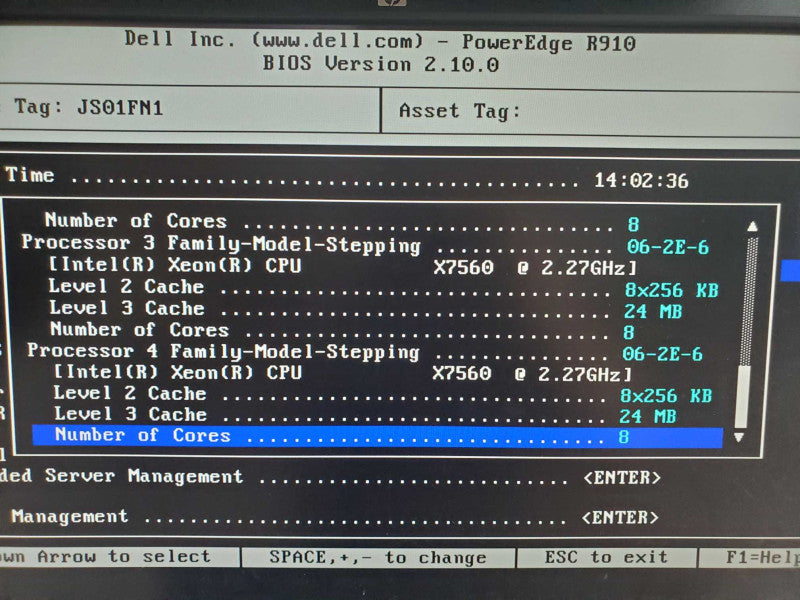 Dell PowerEdge R910 4x X7560 2.27GHz 128GB DDR3 PERC H700 Integrated |