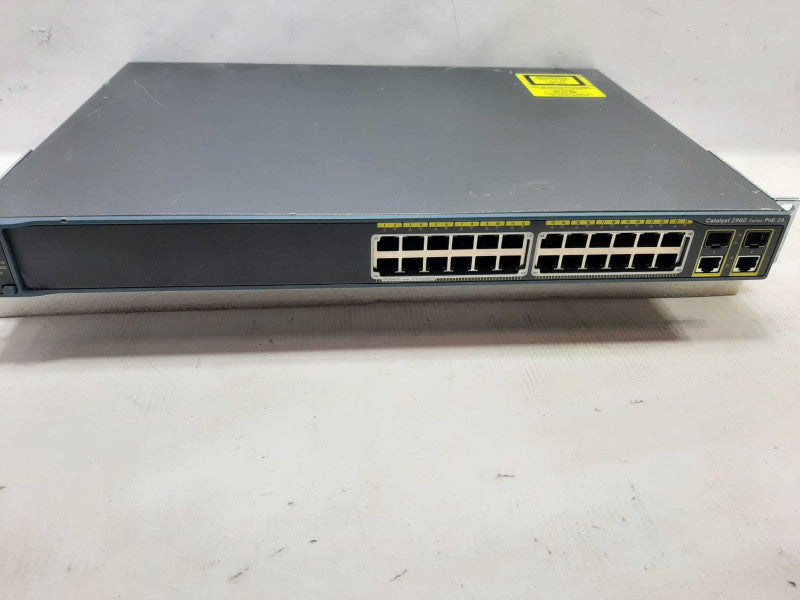 Cisco Catalyst WS-C2960-24PC-L 24 Port PoE Ethernet Switch, FACTORY RESET. ~