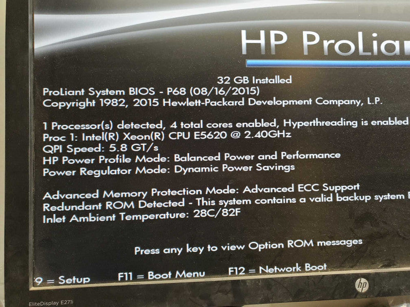 HP ProLiant DL360 G7 Xeon E5620 @2.4GHz 32GB P410i 2x PSU 8x2.5\\" )