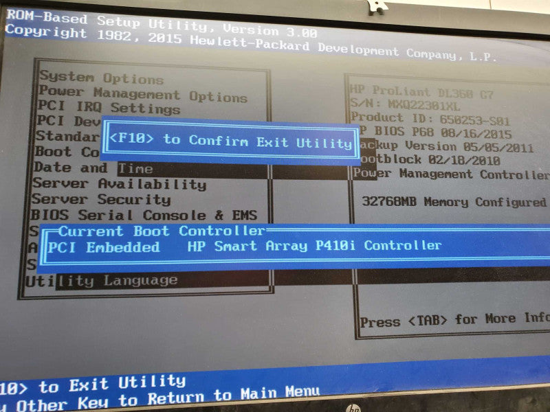 HP ProLiant DL360 G7 Xeon E5620 @2.4GHz 32GB P410i 2x PSU 8x2.5\\" )