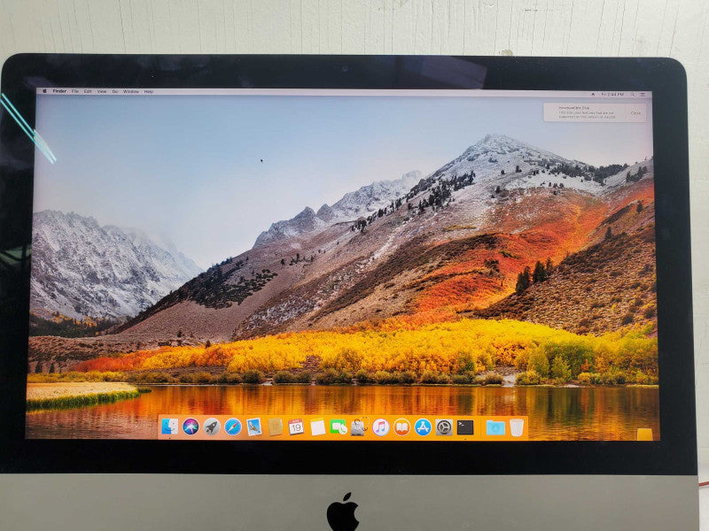 Apple iMac A1418 Late 2015 21.5\\" i5-5675R 3.1GHz 8GB DDR3 1TB HDD (Wiped) |
