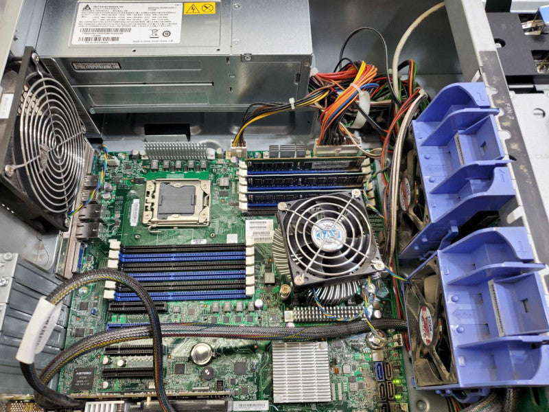 Lenovo ThinkServer TD340 Xeon E5-2420 v2 @2.2GHz 24G DDR3 9240-8i 2x PSU )