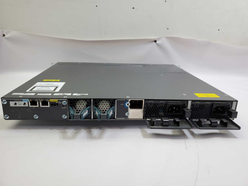 Cisco WS-C3560X-48P-S 48Port PoE+ Gigabit Switch W/C3KX-NM-10G & 2x PSU )