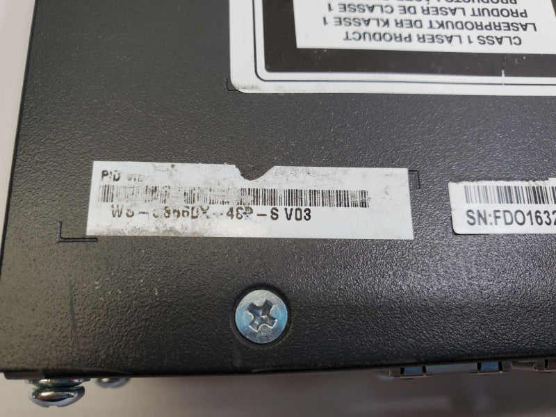 Cisco WS-C3560X-48P-S 48Port PoE+ Gigabit Switch W/C3KX-NM-10G & 2x PSU )