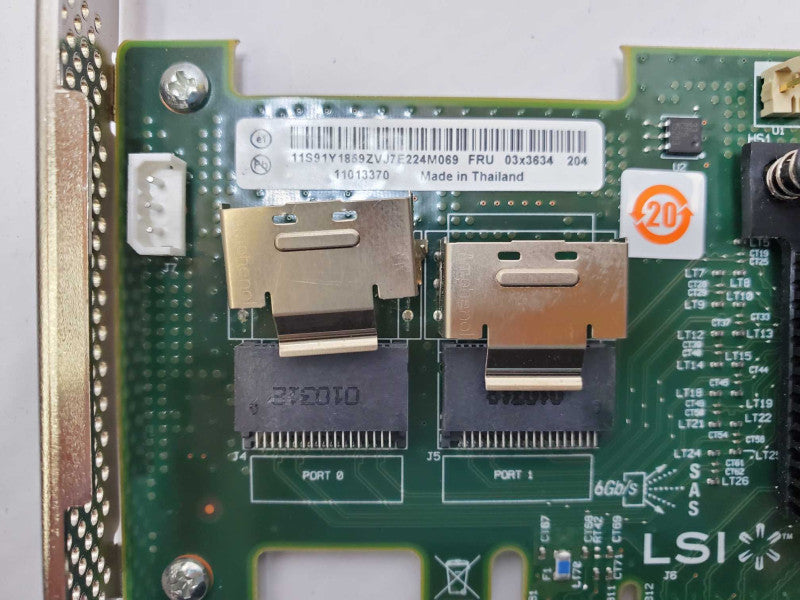 LSI MegaRAID 9240-8i - 8 Port 6Gbps PCIe SATA RAID Controller Card )