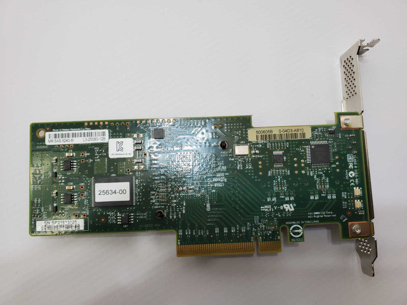 LSI MegaRAID 9240-8i - 8 Port 6Gbps PCIe SATA RAID Controller Card )