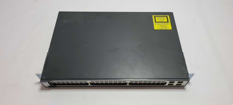 Cisco Catalyst (WS-C3750-48PS-S V) 48-Ports PoE Rack-Mountable Switch Managed $