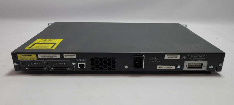Cisco Catalyst (WS-C3750-48PS-S V) 48-Ports PoE Rack-Mountable Switch Managed $