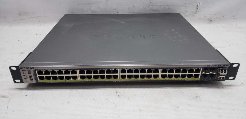 Netgear proSafe GSM7252PS 48x port gigabit L2+ Managed Switch PoE / RESET #