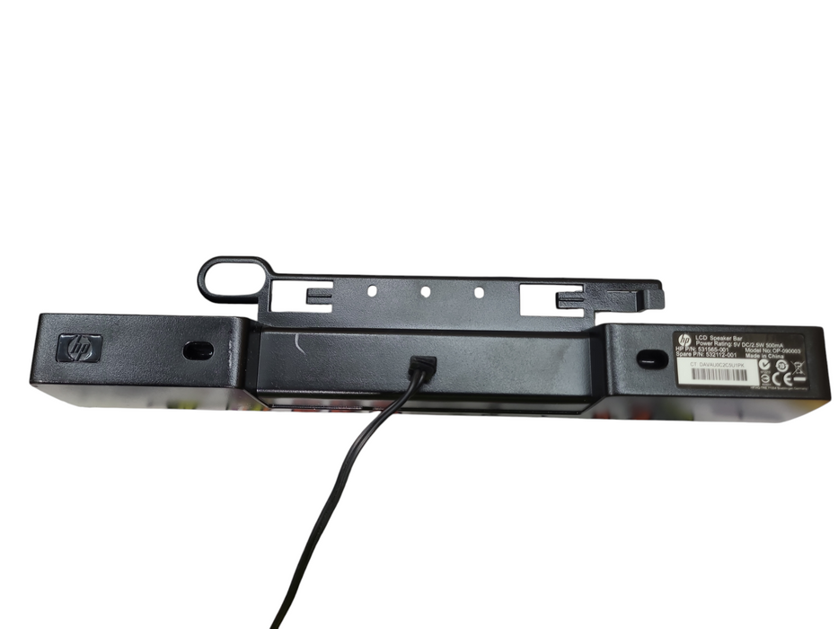 HP LCD Speaker Sound Bar OP-090003 531565-001 532112-001 Wired Q