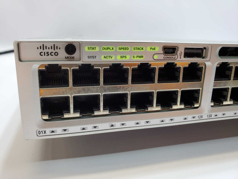 Cisco WS-C3850-48P-L V07 48-Port PoE+ (