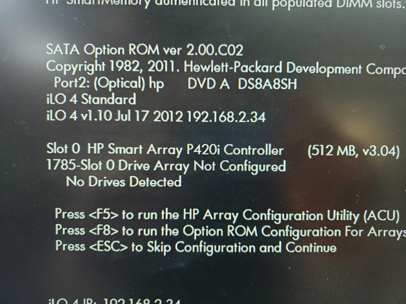 HP ProLiant DL380P G8 2x Xeon E5-2620@2GHz 48GB ECC DDR3 RAID P420i No HDD [