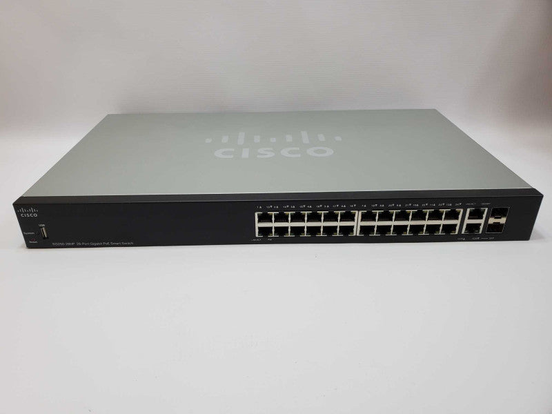 Cisco SG250-26P 26-Port Gigabit PoE Smart Switch Ethernet (