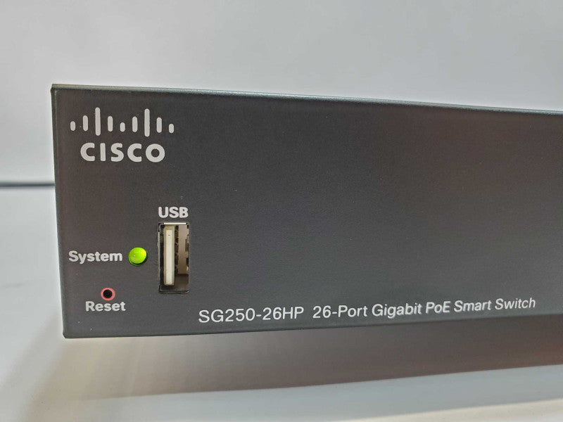 Cisco SG250-26P 26-Port Gigabit PoE Smart Switch Ethernet (