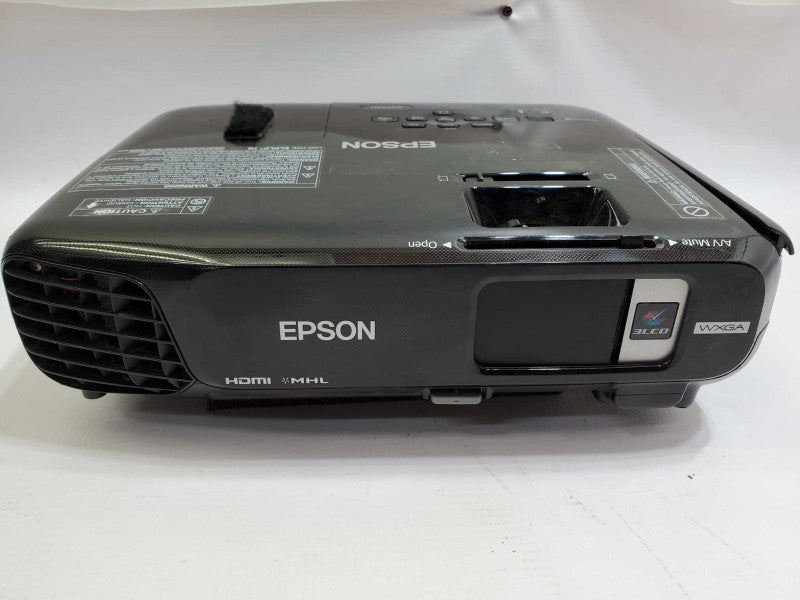 Epson EX7230 Wireless HD WXGA 3LCD Projector,H654A Lamp 3952H used )