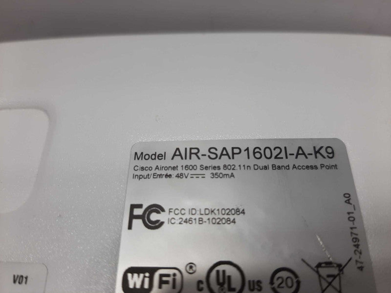 Cisco Aironet AIR-SAP1602I-A-K9 Wireless Dual Band Access Point 802.11n ~
