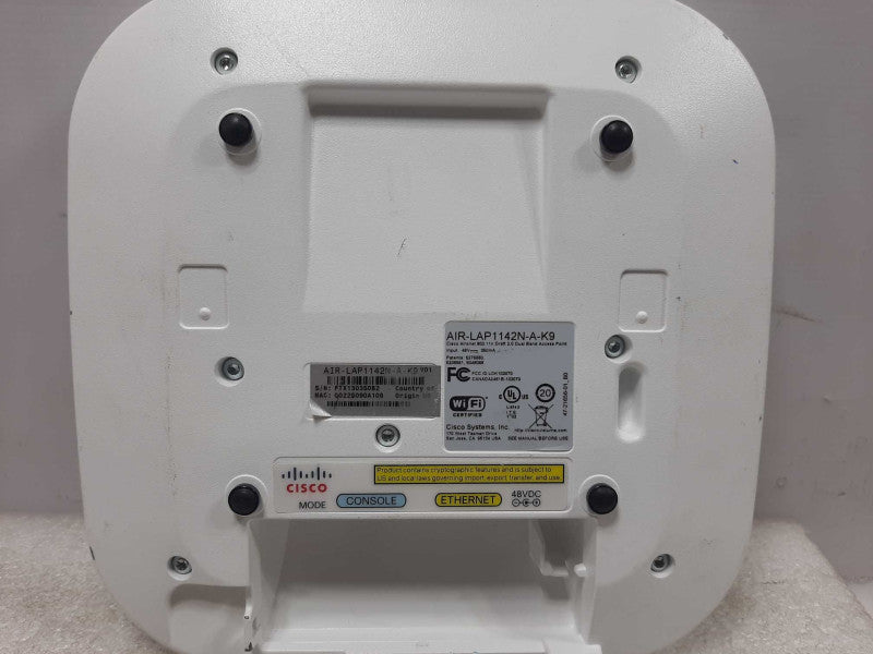 Cisco AIR-LAP1142N-A-K9 Wireless Dual Band Access Point 802.11a/g/n PoE ~