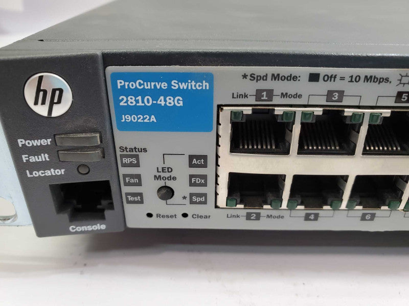 Hp Networking Hp Procurve 2810-48g J9022A Managed Ethernet Switch _ reset )