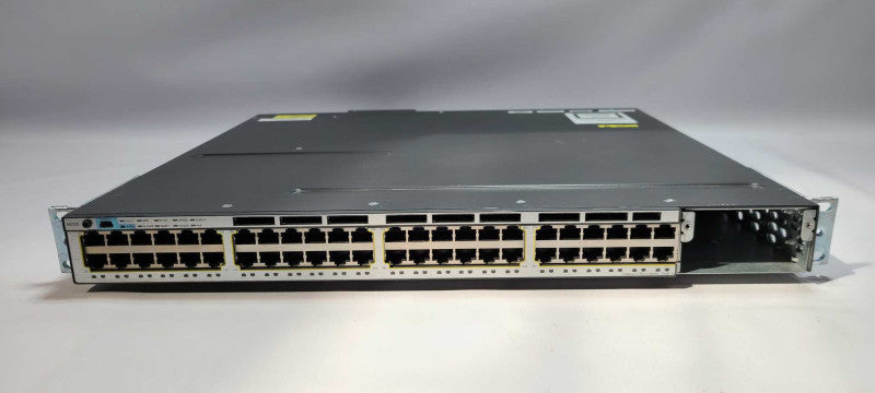 Cisco Catalyst 3750-X Series 48-Port PoE Switch WS-C3750X-48PF-S V04 No Module $